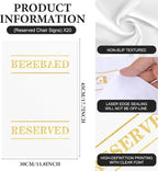 20 Pcs Reserved Chair Signs Cloth Church Placeholder Reserved Pew Signs Chair - Image 2