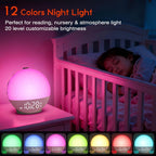 sunrise alarm clock white noise machine, sunset simulation, package contents