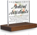 Medical Assistant Prayer Desk Sign, Inspirational Christian Gift by Pariveca