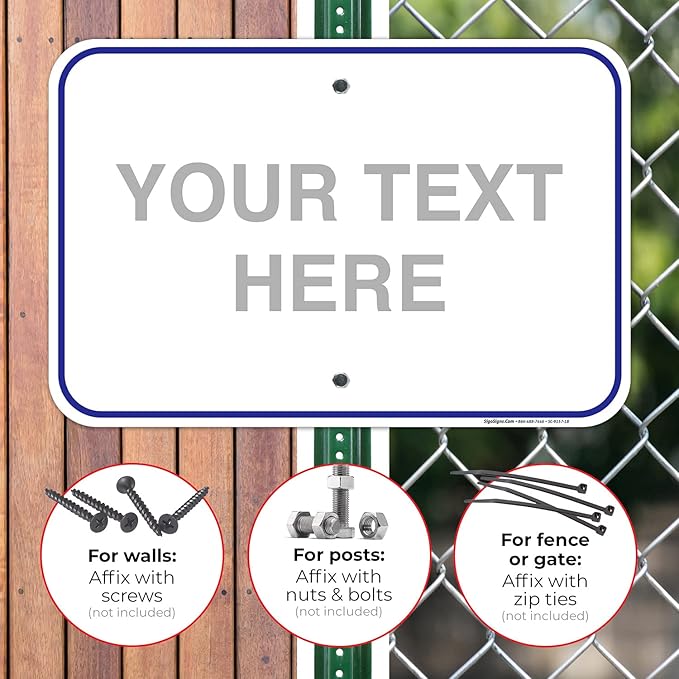 Custom Sign, Personalized Metal Signs, Customize - Image 4