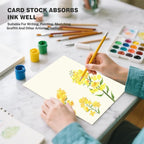 Cream Cardstock 8.5 X 11, 80 Sheets Card Stock, 75lb/ 200gsm Copy Paper - Image 6