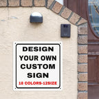 Custom Outdoor Metal Personalized Sign - Image 2
