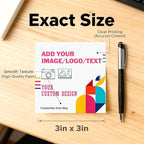 Personalized Sticky Notes Bulk 3-500 Pack – 3"x3" Custom Notepads Promotional - Image 4