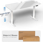 VIVO Electric Dry Erase 60 x 24 in Standing Desk, Memory Height Adjustment - Image 4