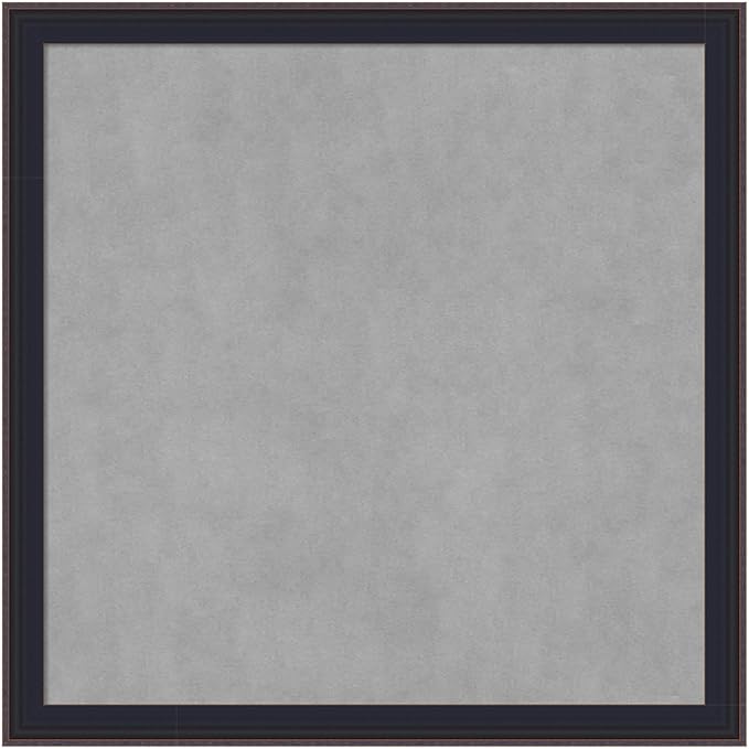 Amanti Art Black Framed Magnetic Board 27x27 Medium Vision Board by AmantiArt