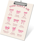 APIILVPQ Bible Clipboard, Christian Prayer Wooden Clip Boards by Unknown