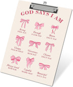 APIILVPQ Bible Clipboard, Christian Prayer Wooden Clip Boards by Unknown