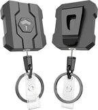 Retractable Keychain Badge Holder by VYNCS