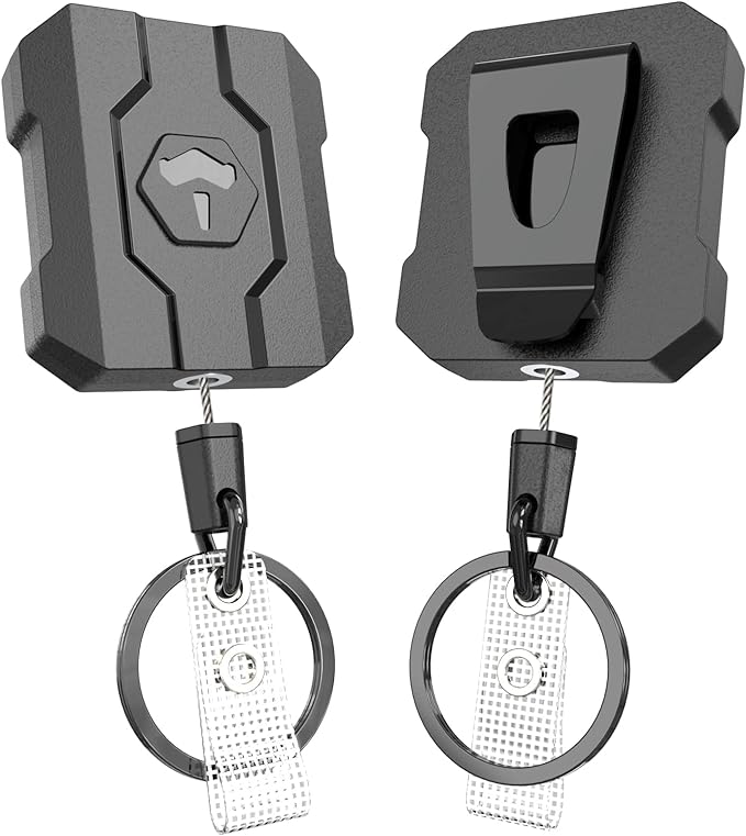 Retractable Keychain Badge Holder by VYNCS