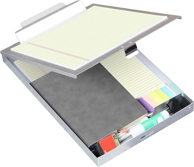 ROCOFF Metal Clipboard with Storage by ROCOFF