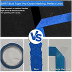 SWRT Blue Painter's Tape 1 Inch x 55 Yards x 24 Rolls – Upgraded Adhesive - Image 8