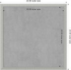 Amanti Art Silver Framed Magnetic Board 22x22 Medium Vision Board - Image 4