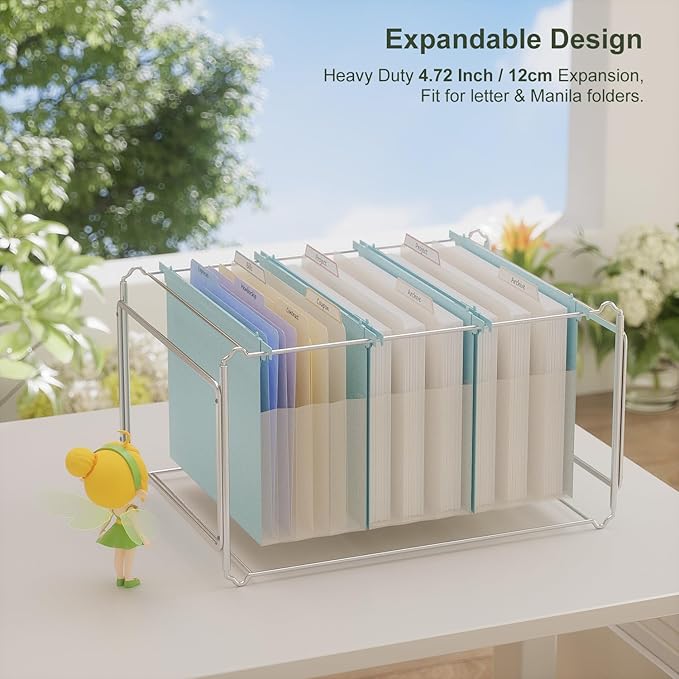 Extra Capacity Hanging File Folders, 4.72" Reinforced Wheat Straw Expanding - Image 4