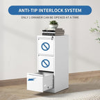 FLIXELIO 3 Drawer File Cabinet - Image 6