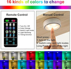 Onumii Puck Lights with Remote Battery Operated ED Under Cabinet Lighting - Image 2