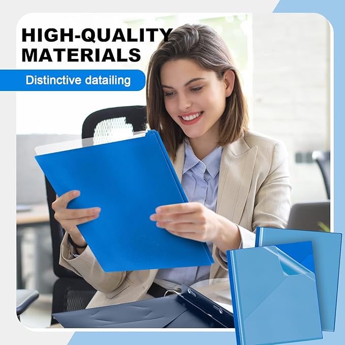 Teling 24 Pcs Clear Front Report Covers - Image 6