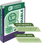 Samsill Plant-Based 1.5 Inch Durable Round Ring, View Binder, Eco-Friendly, USDA Certified Biobased, 2 Count,Pack of 1, Purple