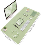 Bloss 47.2" x 24" Large Desk Mat, Leather Desk Mat, Large Mouse Pad + Keyboard - Image 5