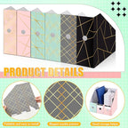 PerKoop 6 Pcs Magazine File Holder Foldable Decorative Cardboard File Folders 6 - Image 5