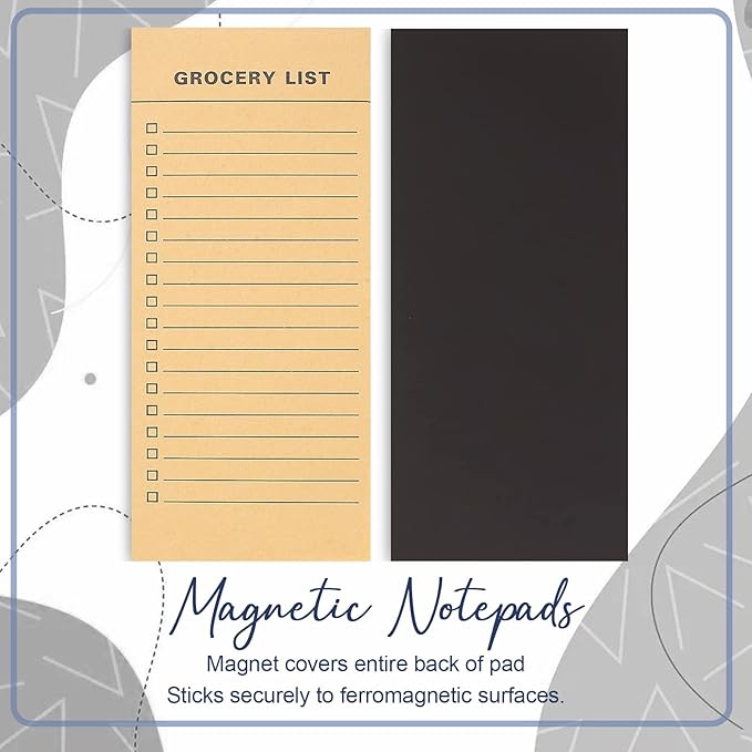 Utron 6 Pack Vintage Magnetic Notepads - Image 6
