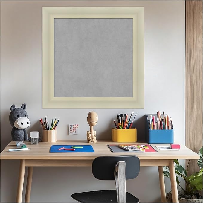 Amanti Art Silver Framed Magnetic Board 25x25 Medium Vision Board - Image 5