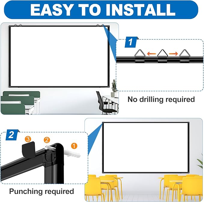 H-Qprobd Large White Board Dry Erase Board - Image 4