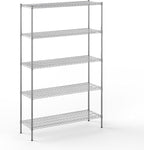 Regal Altair 18" Deep x 54" Wide x 86" Height Wire Shelving Kit | 5-Tier | NSF by Regal+Altair