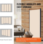 VEVOR Room Divider, 4 Panel Room Divider, Folding Privacy Screen and Portable - Image 5