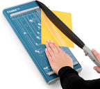 Dahle 502 Craft Creative A4 Self-Sharpening Stack Paper Guillotine Trimmer, Blue