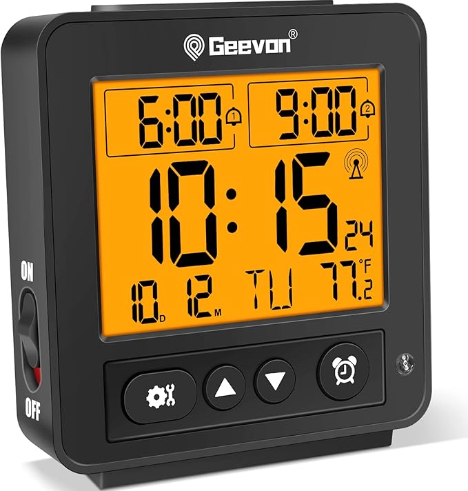 Geevon Small Atomic Travel Alarm Clock by GEEVON