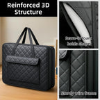 jjring 18x24 quilting canvas art portfolio case bag, close-up detail