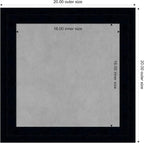 Amanti Art Black Framed Magnetic Board 20x20 Small Vision Board - Image 4