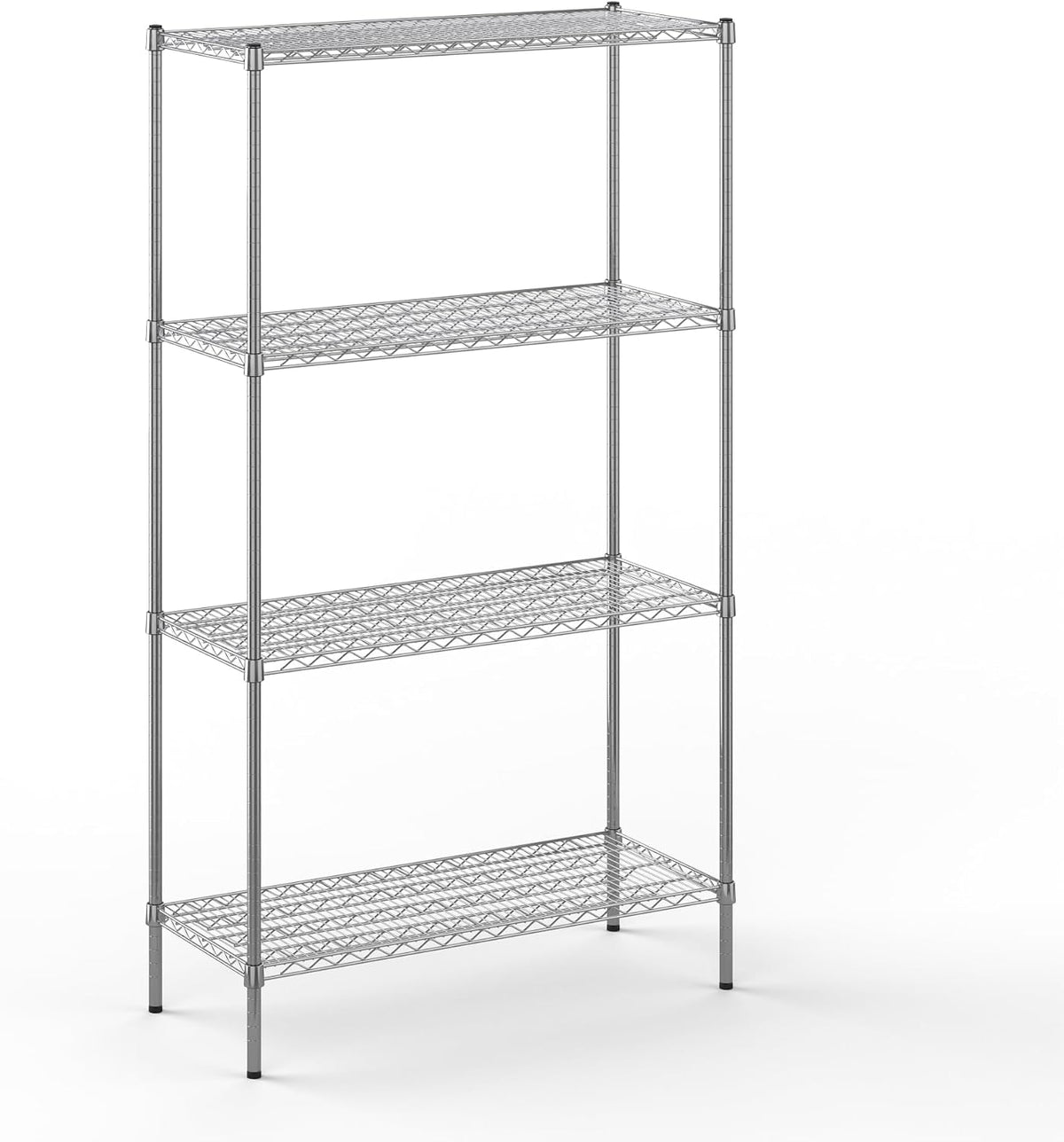 Regal Altair 18" Deep x 42" Wide x 74" Height Wire Shelving Kit | 4-Tier | NSF