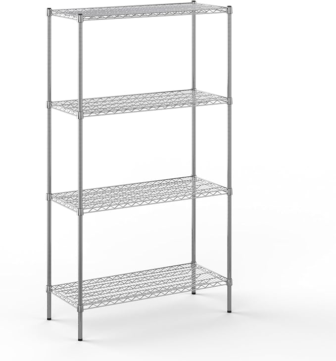 Regal Altair 18" Deep x 42" Wide x 74" Height Wire Shelving Kit | 4-Tier | NSF by Regal+Altair