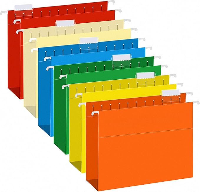 Extra Capacity Hanging File Folders, RAZCC 30 Pack Letter Size Reinforced by RAZCC