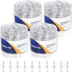 DANRONG 800 PCS Clear Push Pins, Standard Thumb Tacks by DANRONG