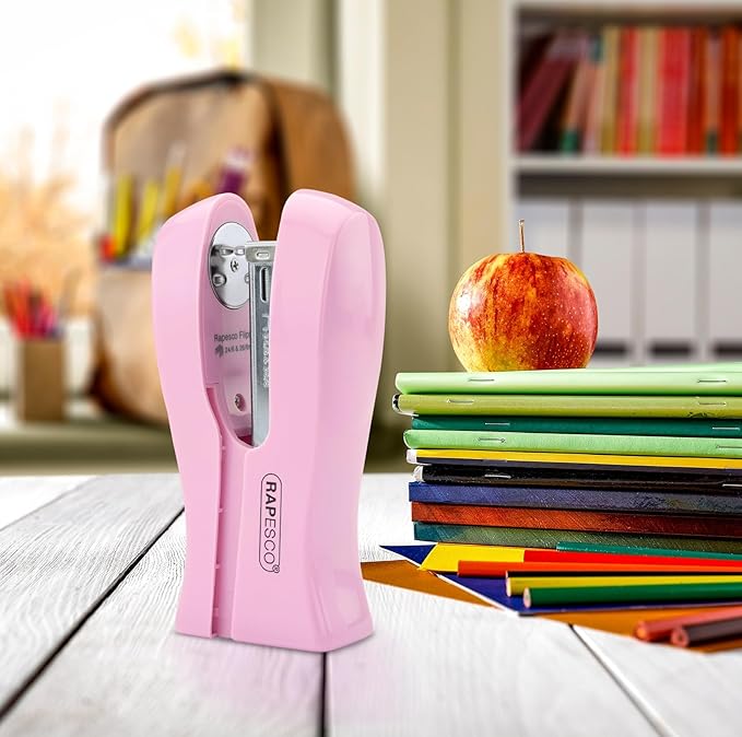 Rapesco 1378 Stand Up/Space-Saving Stapler, 20 Sheet Capacity, Candy Pink - Image 6