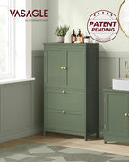 VASAGLE Floor Storage Cabinet, Freestanding Storage Unit - Image 4