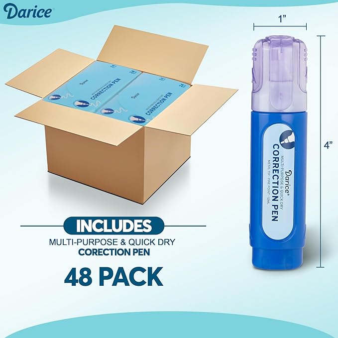 Darice Liquid Correction Pen Box of 48 - Image 5