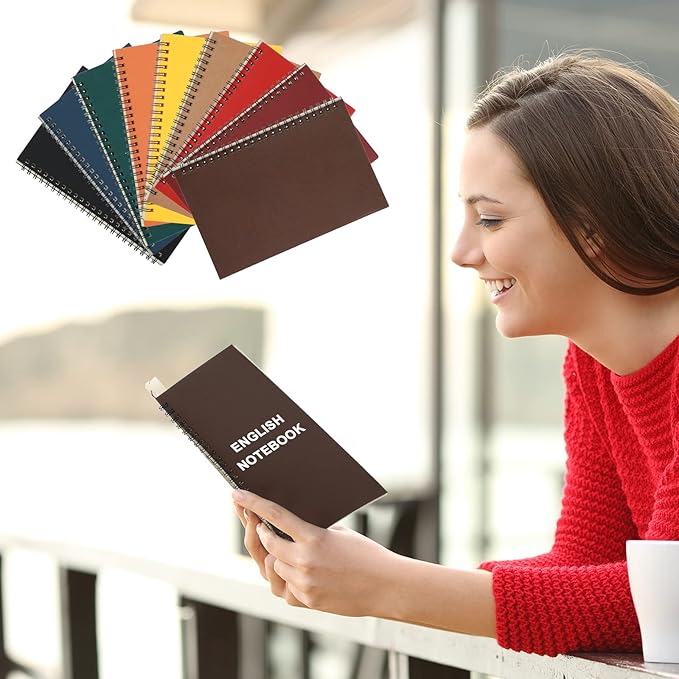 Yahenda 36 Pcs Spiral Notebook Bulk A5 Journal Lined 8.3'' x 5.5'' Writing - Image 6