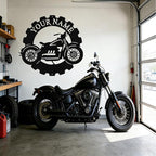 Custom Dirt Bike Metal Signs Personalized Motorcycle Name Sign Custom Garage - Image 6