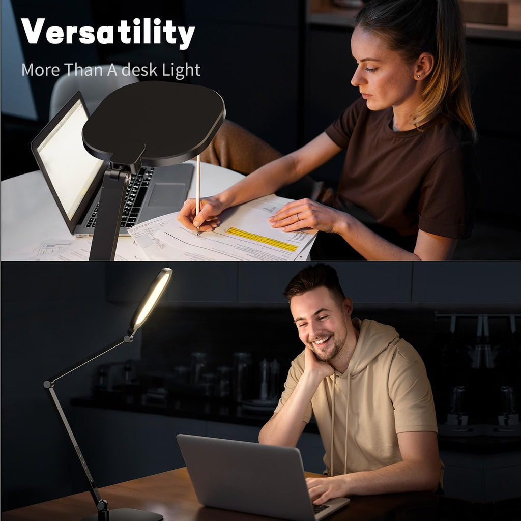 litones led desk lamp for home office, soft shown in use