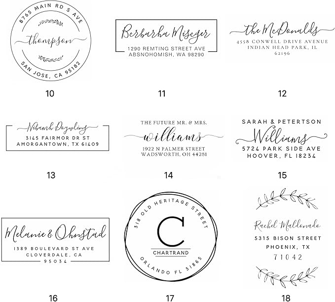 LOMENTICSCustom Self Inking Return Address Stamp, Make Return Addressing Easy - Image 2