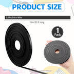 AmazingSpark Magnetic Tape Roll Thin Strips, 1/4 Inch x 33 Feet Magnetic Board - Image 2