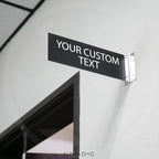 ALPHA DOG SIGNS Custom Projecting Hallway Nameplate, Personalized 2-Line Text - Image 4