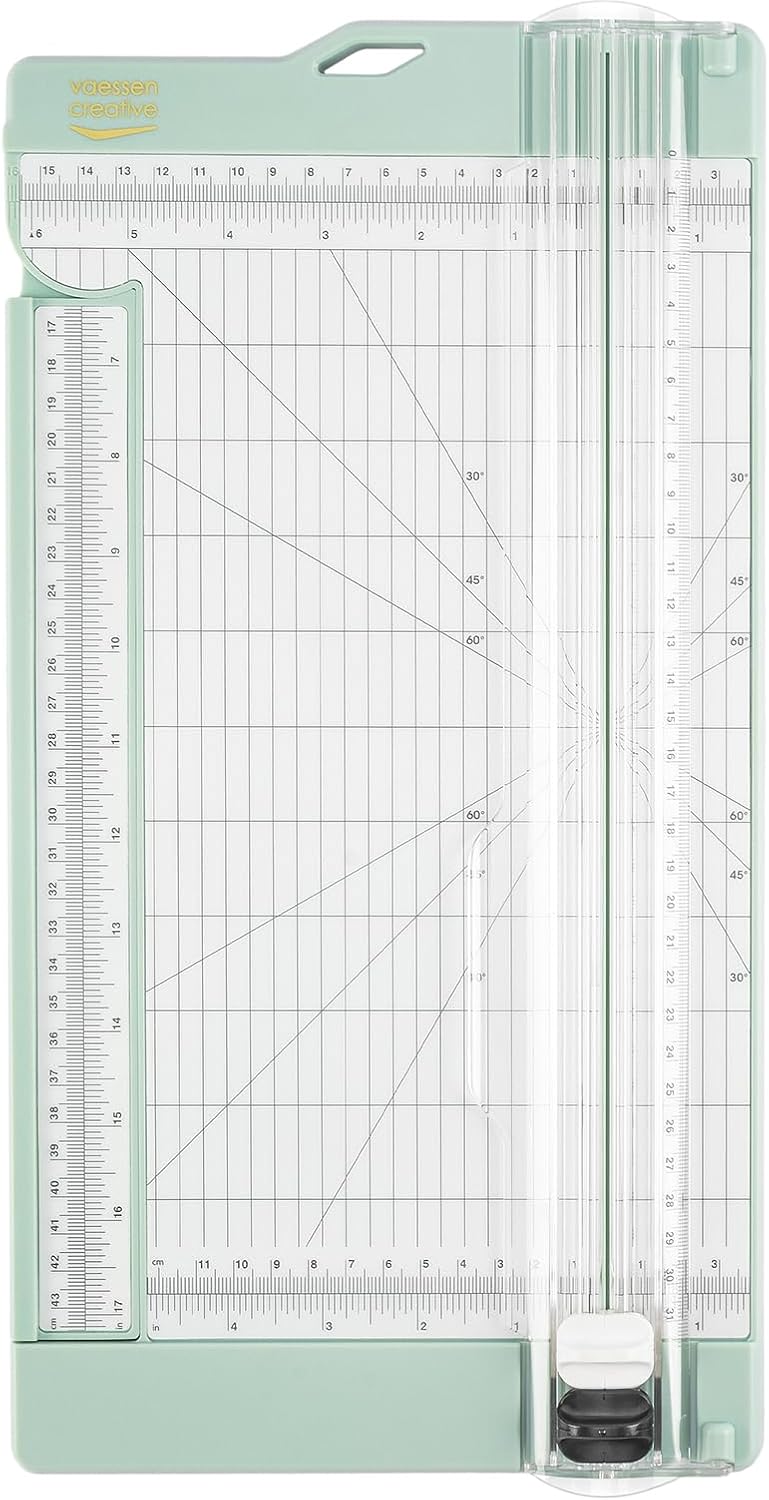 Vaessen Creative Paper Cutter with Scoring Board 6 x 12" (15.2 x 30.5 cm...