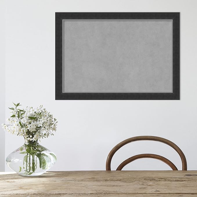 Amanti Art Black Framed Magnetic Board 19x27 Medium Vision Board - Image 6