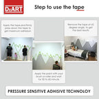 DEART 6 Pcs Colored Masking Tape, Extra Long 1008 Feet or 360 Feet x 1 Inch - Image 6