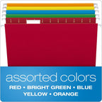 Pendaflex Expanding File Pockets Letter Size 10pk + Hanging Folders Letter Size 25pk - 5.25" Expansion, Reinforced, Assorted Colors