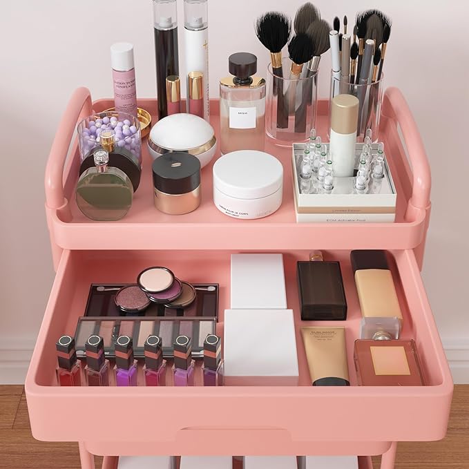 Calmootey 4-Tier Rolling Utility Cart - Image 9